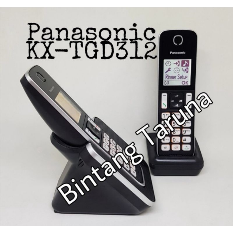 Telepon Wireless Panasonic KX-TGD312 Telpon wireless Panasonic TGD312