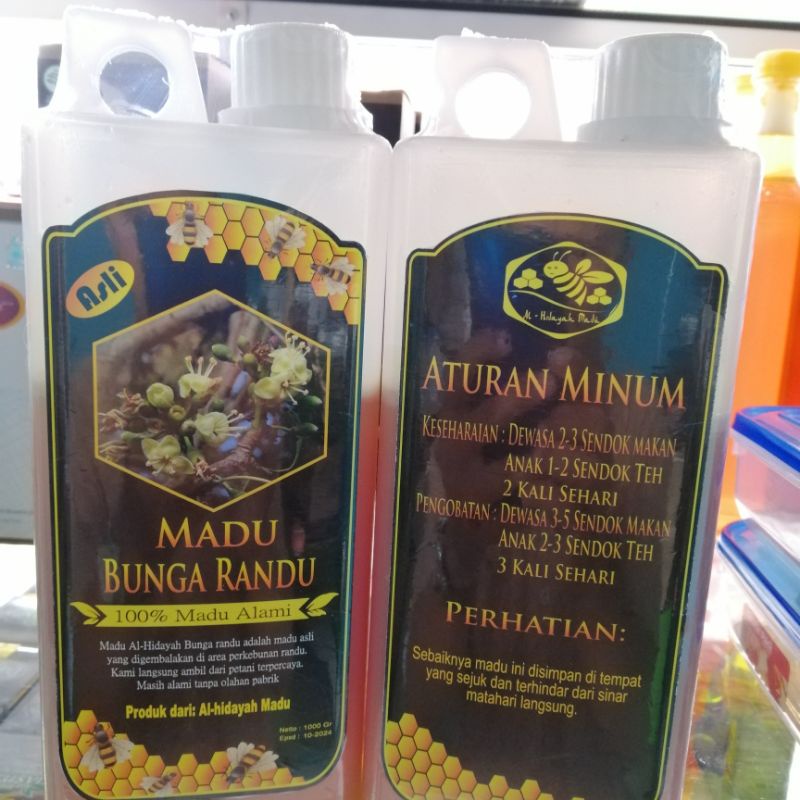 

Madu Asli Bunga randu 1kg, Madu randu grade B, Madu nektar randu