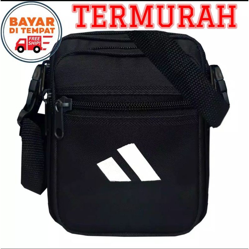 Tas Pria Selempang Pria  Tas Bahu Size 6 Inchi Bahan Nilon Murah