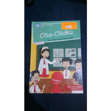 buku tematik kelas 4SD tema 6 Cita Citaku