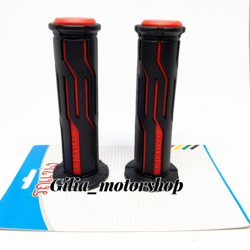 Handgrip Grip Thai garis laser kombinasi handfat karet 2warna grip Lembut Universal Beat Scoopy