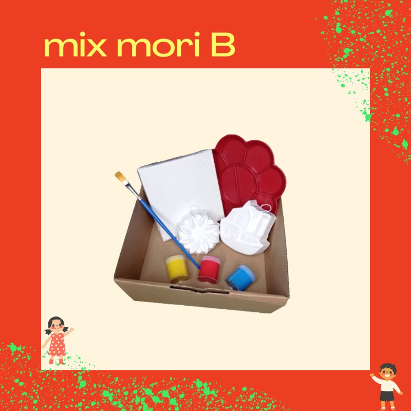 

Paket Mix Mori B Gypsum Canvas Lukis Anak