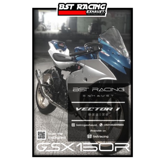 Knalpot GSX150 BST Racing