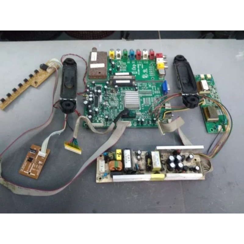 PAKET PART TV PAKET HAIER L22M10 MINUS TDK ADA SUARA ORIGINAL NORMAL TESTED