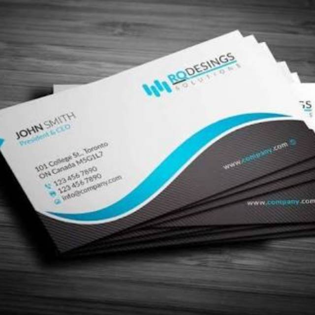 

Kartu nama / name card 1 sisi
