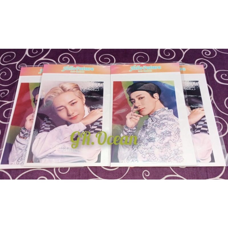 Postcard Hologram Photocard Jeno Renjun NCT Dream Hello Future