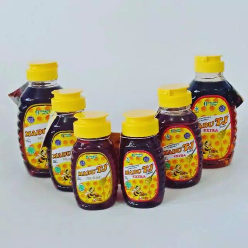 Madu tj ektra super 500 gram (dilengkapi dengan beepolen &amp; royal jelly) || Madu tj || madu Original 100%