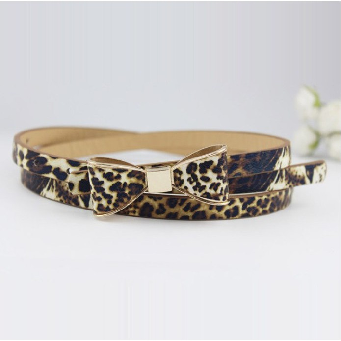 Ikat Tali Pinggang KECIL THIN PITA Fashion Korea Women Gasper Pin Buckle PU Leather Belt