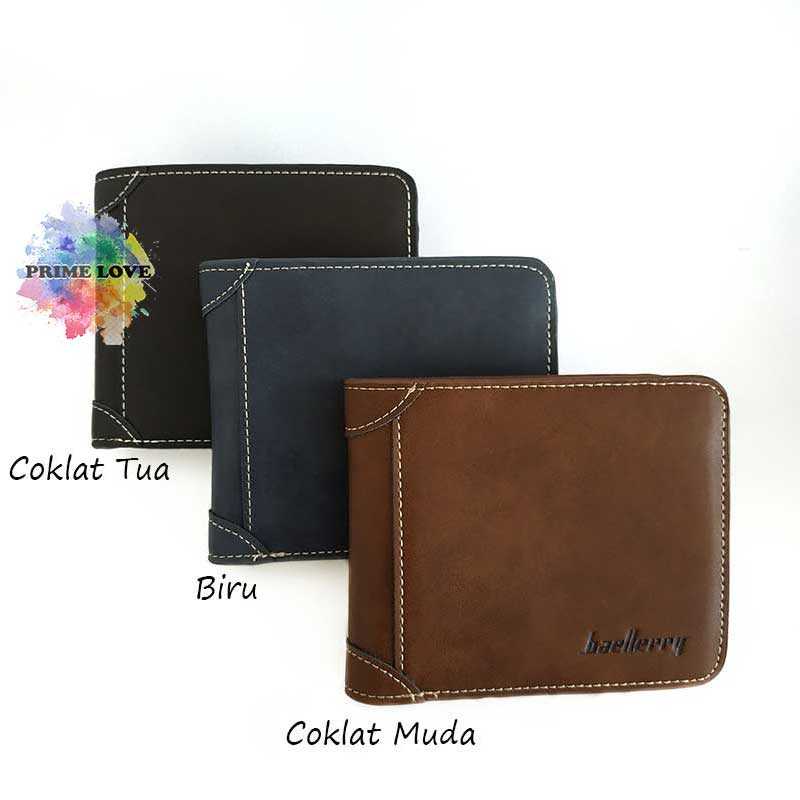 Dompet Pria Kulit Lipat Dua Premium Slot Kartu - DP22-2