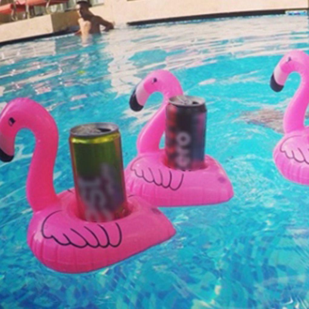 Inflatable Cup Holder Berbentuk Renang Coaster Pesta Reusable Inflation Stand Dewasa Melayani Organizer Minuman