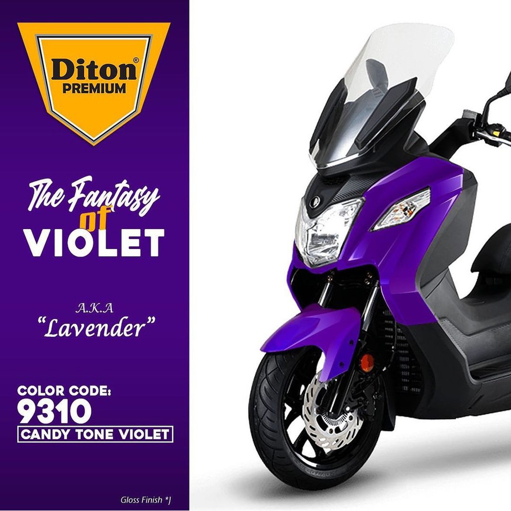 DITON PREMIUM Cat Semprot Pilok Spray Ungu Cat Semprot Metallic Pearl Candy Tone Violet 9310