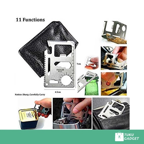 Survival Kit 11 in 1 Multi Tools Multifunctional First Aid SOS - 039