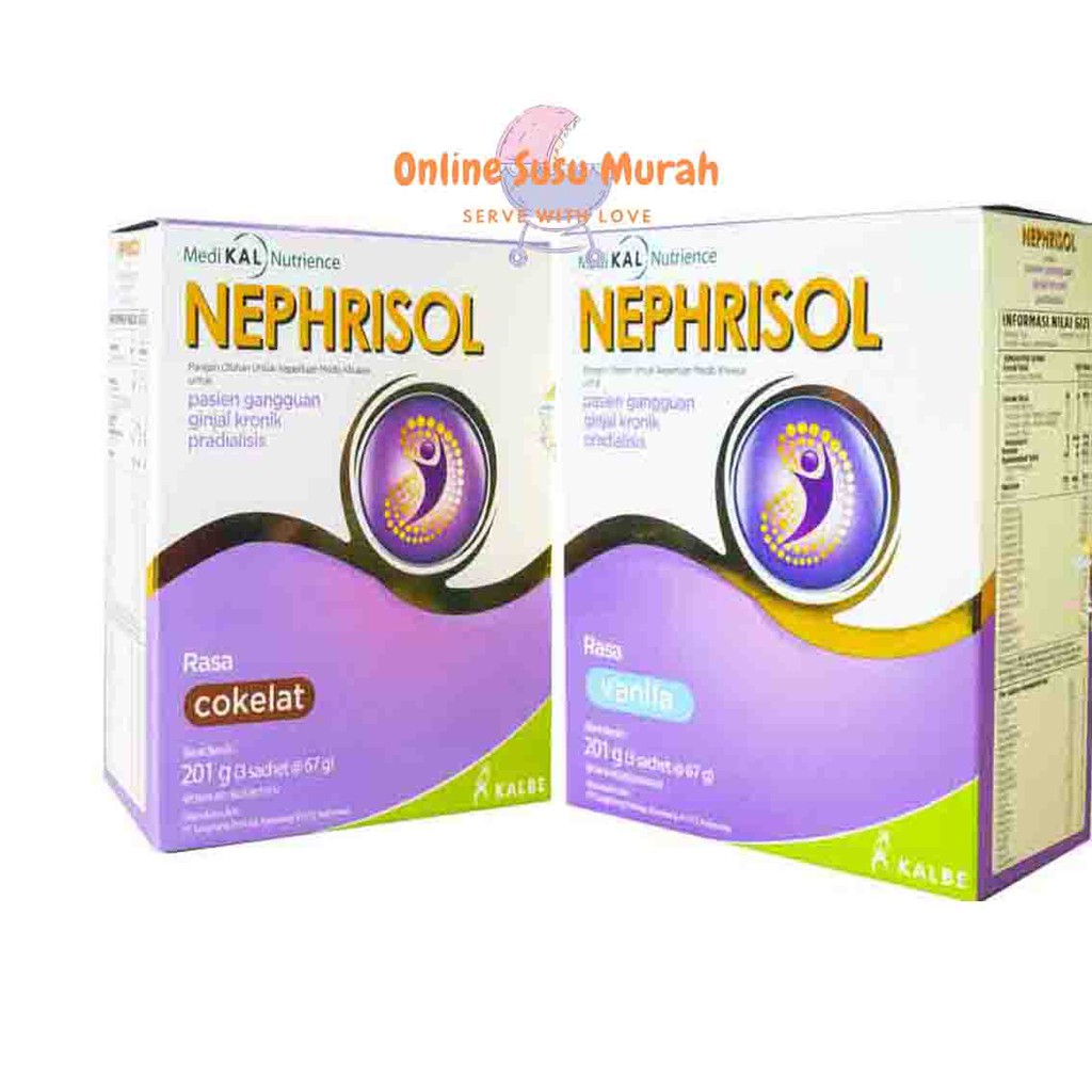 NEPHRISOL vanila cokelat cappucino 201 g | Shopee Indonesia