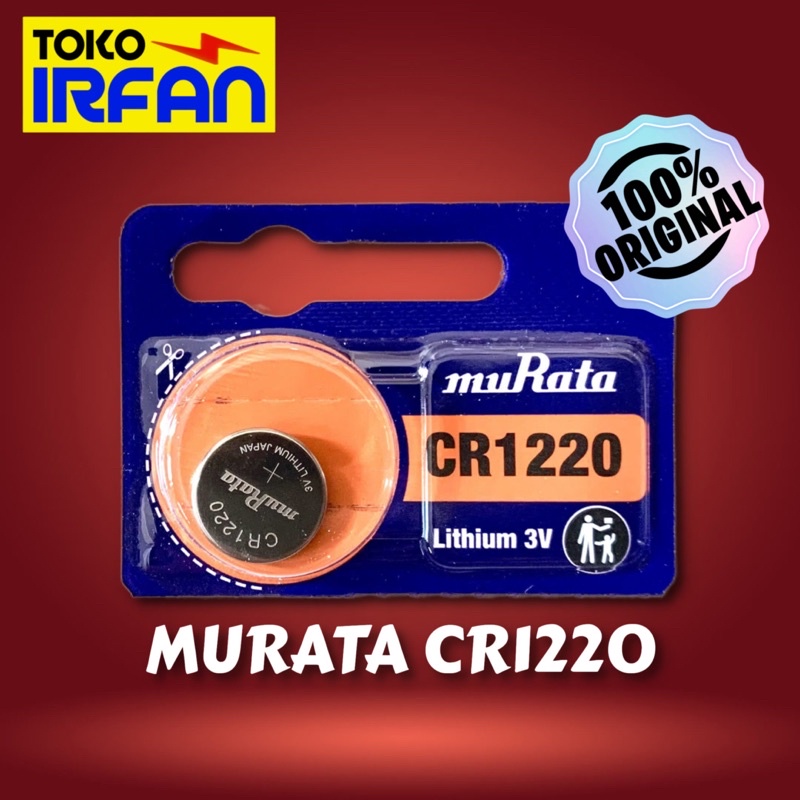 Baterai Murata CR1220 Original Lithium Battery 3V