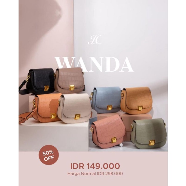 WANDA BAG/ JIMS HONEY/ TAS SELEMPANG WANITA/ TAS KEKINIAN 2022/ ORIGINAL JIMSHONEY/ BARND LOKAL / BISA COD