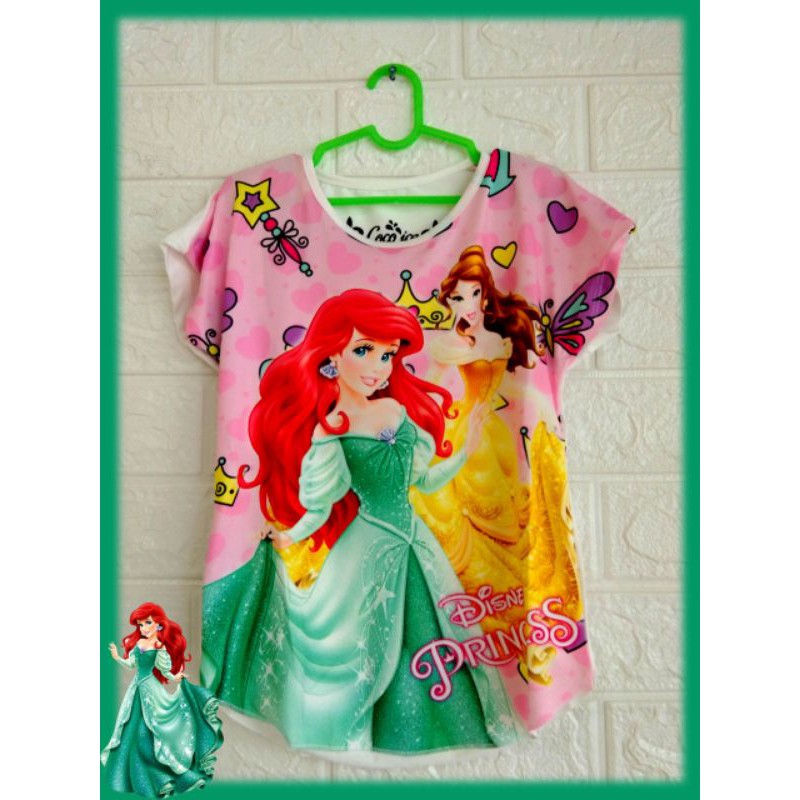 kaos coco ice anak motif princess