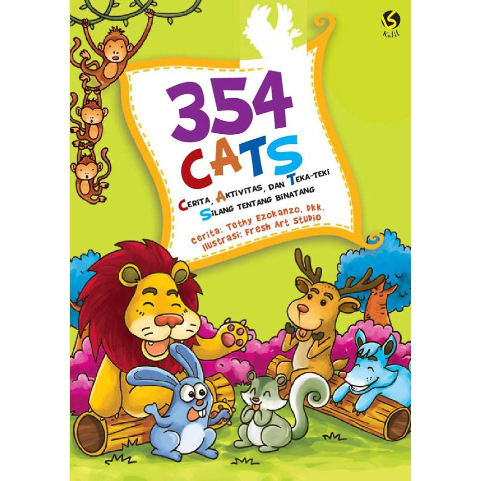 354 Cats Cerita Aktivitas Dan Teka Teki Silang Tentang Binatang