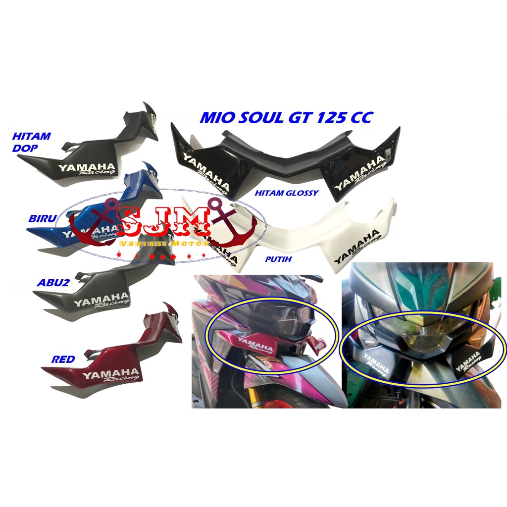 winglet mio soul gt 125 blue core WINGLET YAMAHA MIO GT 125CC WINGLET MIO GT 125CC