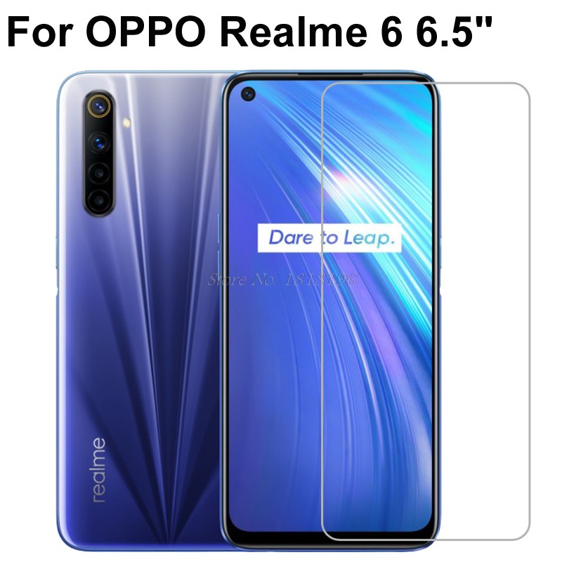 Tempered Glass Layar Clear Realme 6 , 6 Pro Screen guard + Antigores Tempered Glass Camera Back Lens