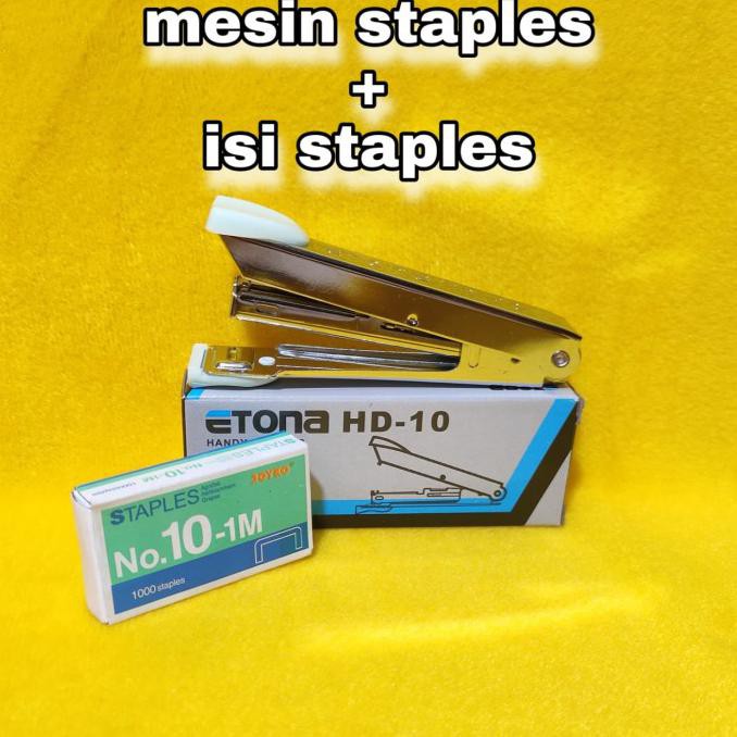 

Wow Mesin Staples + Isi | Staples No.10 Diskon