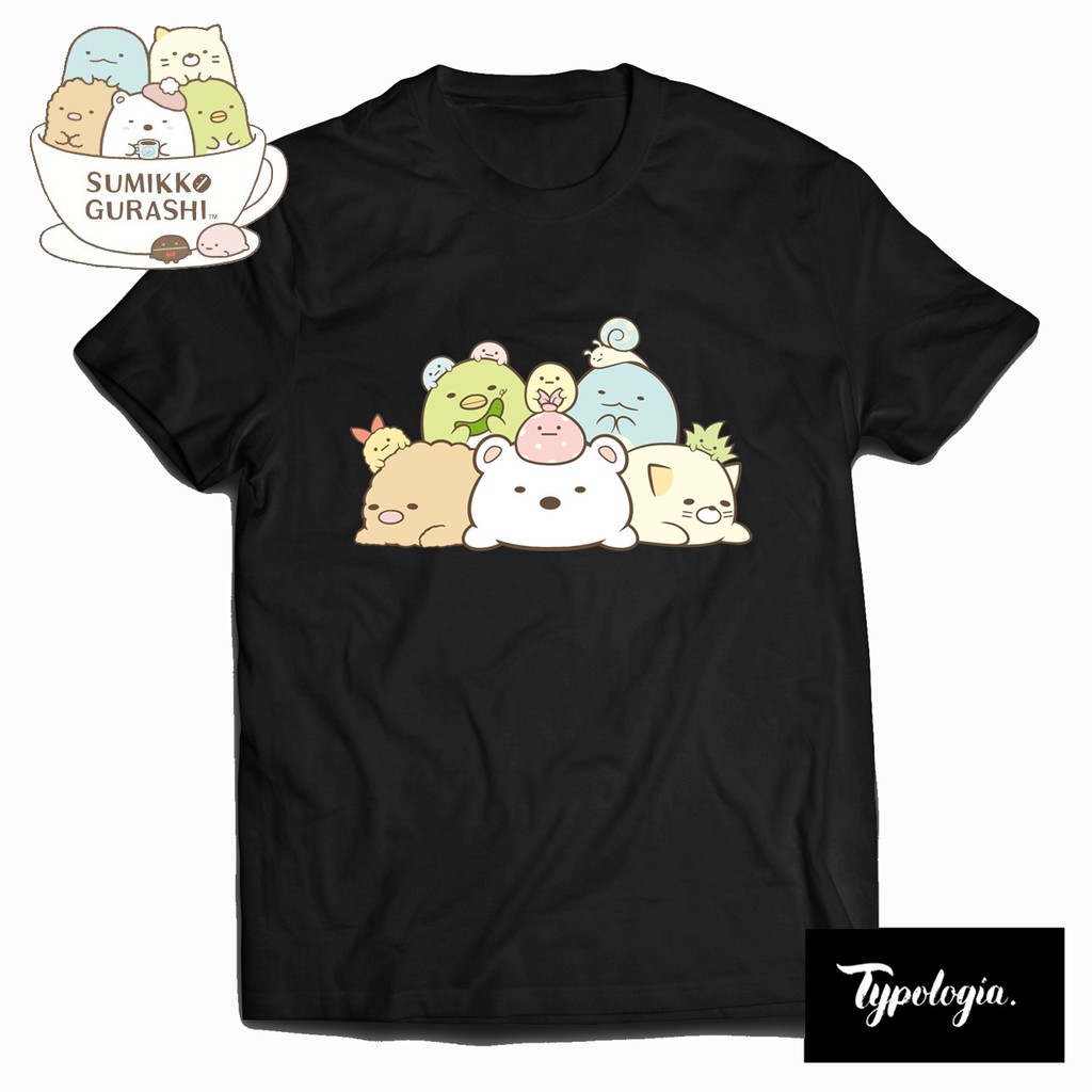 KAOS SUMIKKO GURASHI LAYING CHARACTER / KAOS PREMIUM / KAOS JEPANG
