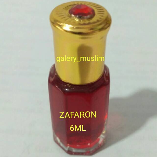 Minyak Wangi ZAFARON | SAFRON OIL IRANI Original Non Alkohol 6ml