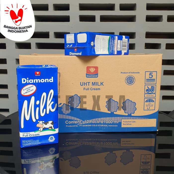 

FULL CREAM SUSU UHT DIAMOND MILK - 1KARTON