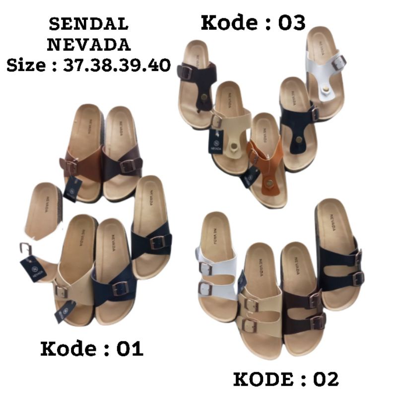 Sandal Nevada Cewek Sendal Nevada Wanita Original Branded Matahari