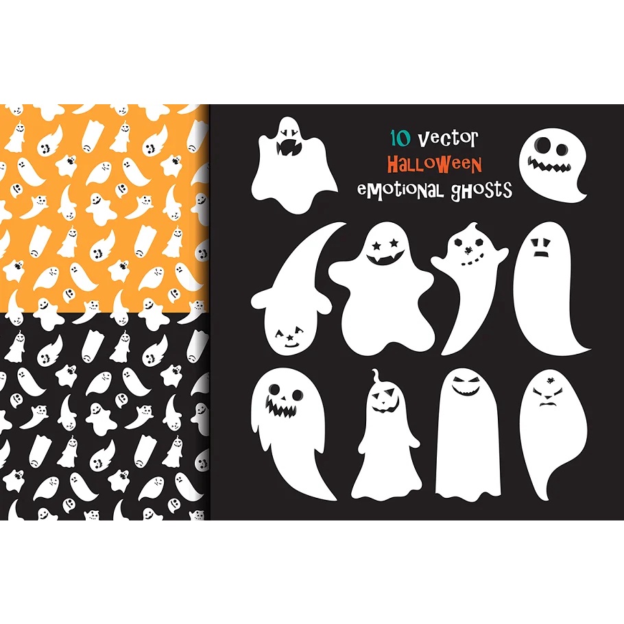 Vector Halloween Set