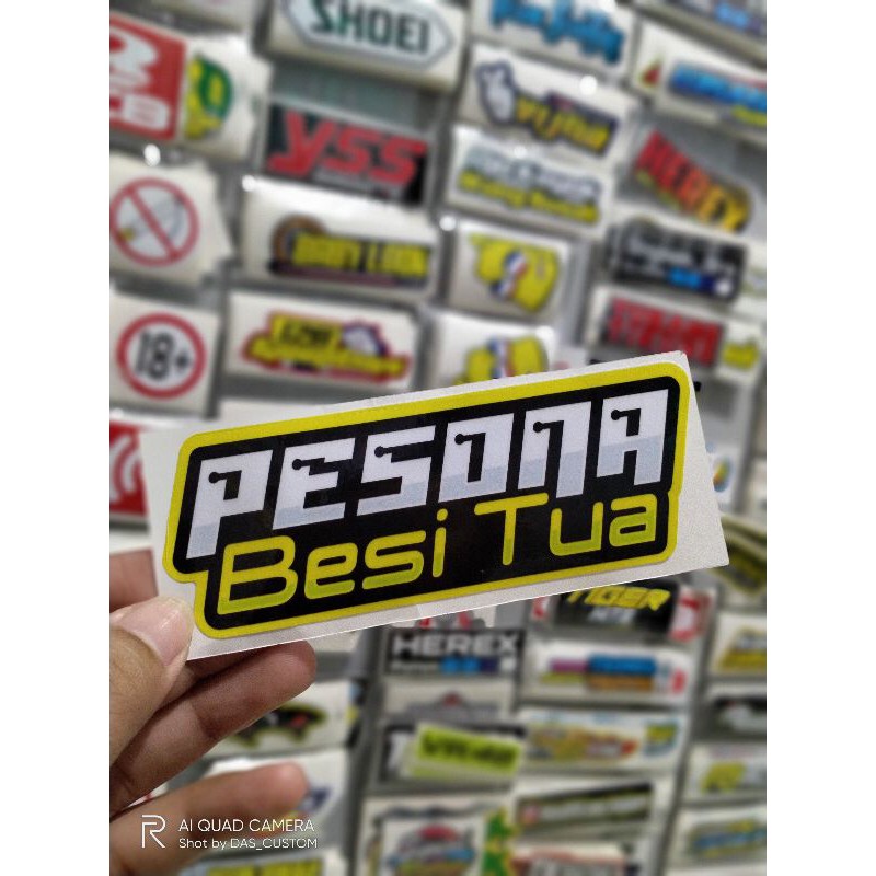 sticker printing PESONA BESI TUA