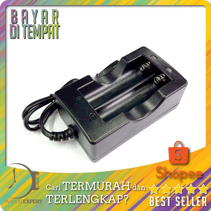 PROMO Charger Baterai Cell Charger 18650 Dual Slot