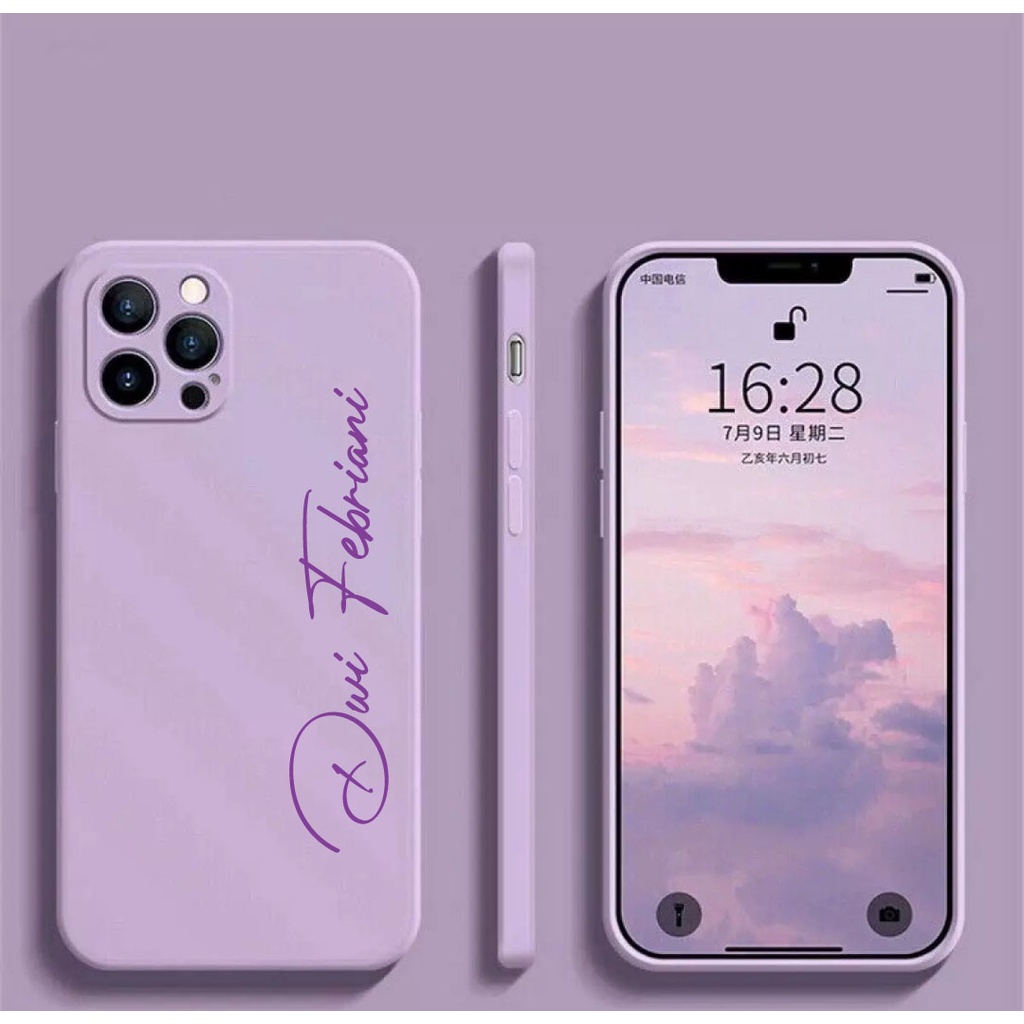 custom nama kamu softcase macaron for oppo a95 a16 a74 reno 6 5 5f vivo y15s y21 y21s y53s y51a y51 