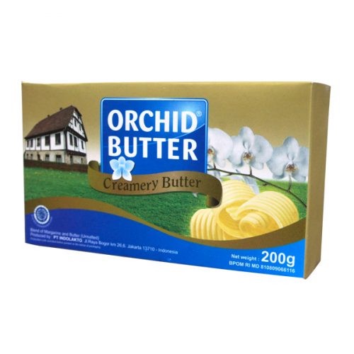 

Orchid Butter 200gr Unsalted Creamery Butter Indofood