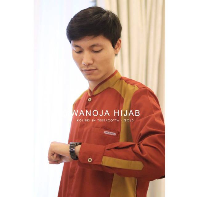 KEMEJA KOKO PRIA LENGAN LENGAN PANJANG KOLIBRI by WANOJA