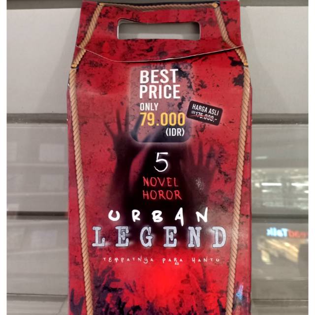 PAKET 5 BUKU NOVEL HOROR/URBAN LEGEND TEMPATNYA PARA HANTU