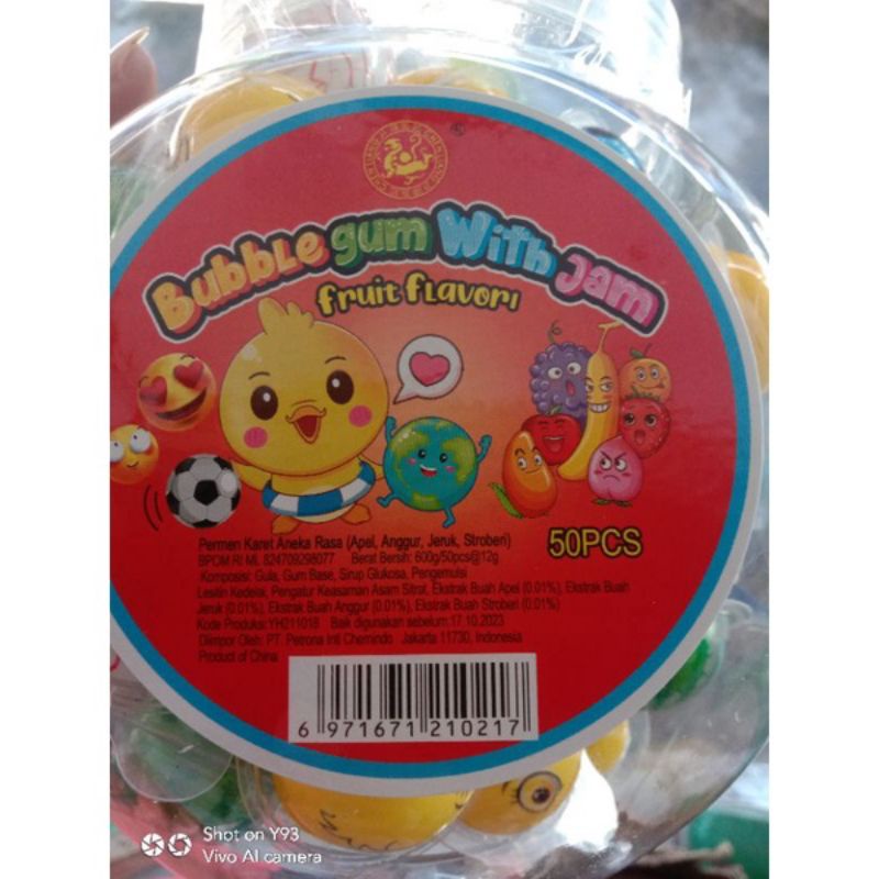 

permen karet VIRAL isi 50pcs 1toples