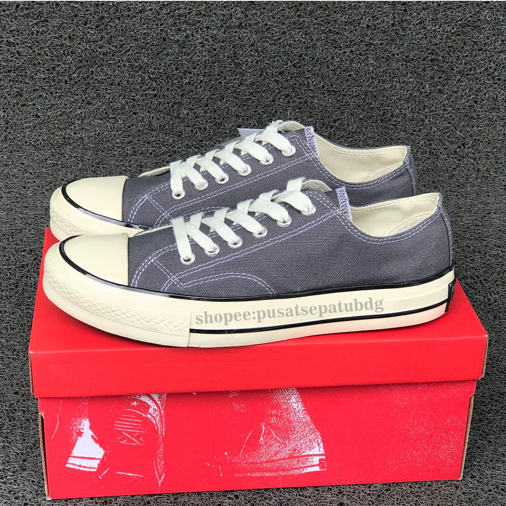 Sepatu Converse All Star 70s Low Grey Glossy