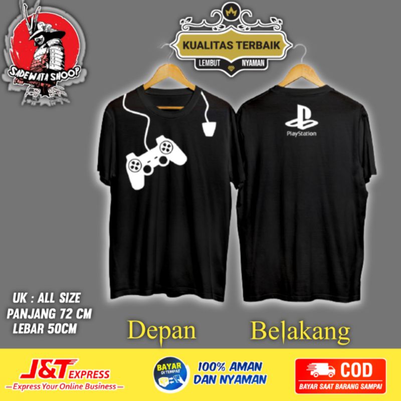 Koas stik ps gantung / baju logo stik ps / baju distro stik ps / tshirt cowok keren