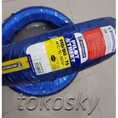  Ban  Motor  Tubeless Michelin Pilot Street 110 80 14 Vario 