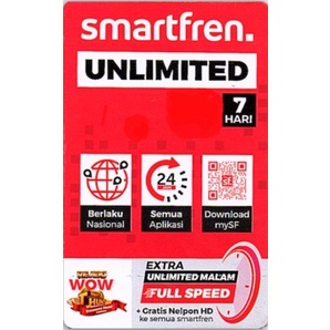 Voucher Kuota Smartfren Unlimited 7 Hari