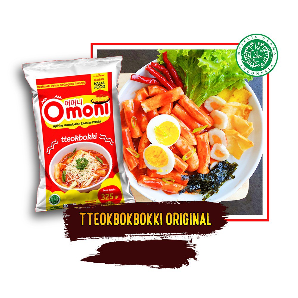 

Tteokbokki Original | Makanan Korea Halal | Omoni | Mr. Tteokbokki