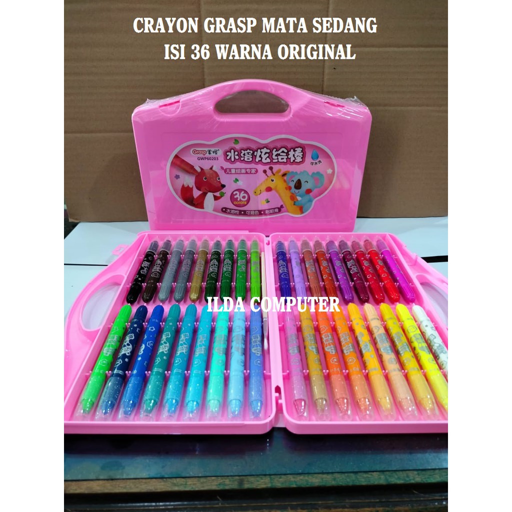 Crayon Grasp 36 W Stik sedang original