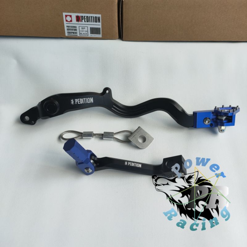 pedal rem expedition crf 150 set pedal operan gigi crf 150 full cnc tuas rem crf 150 set tuas operan