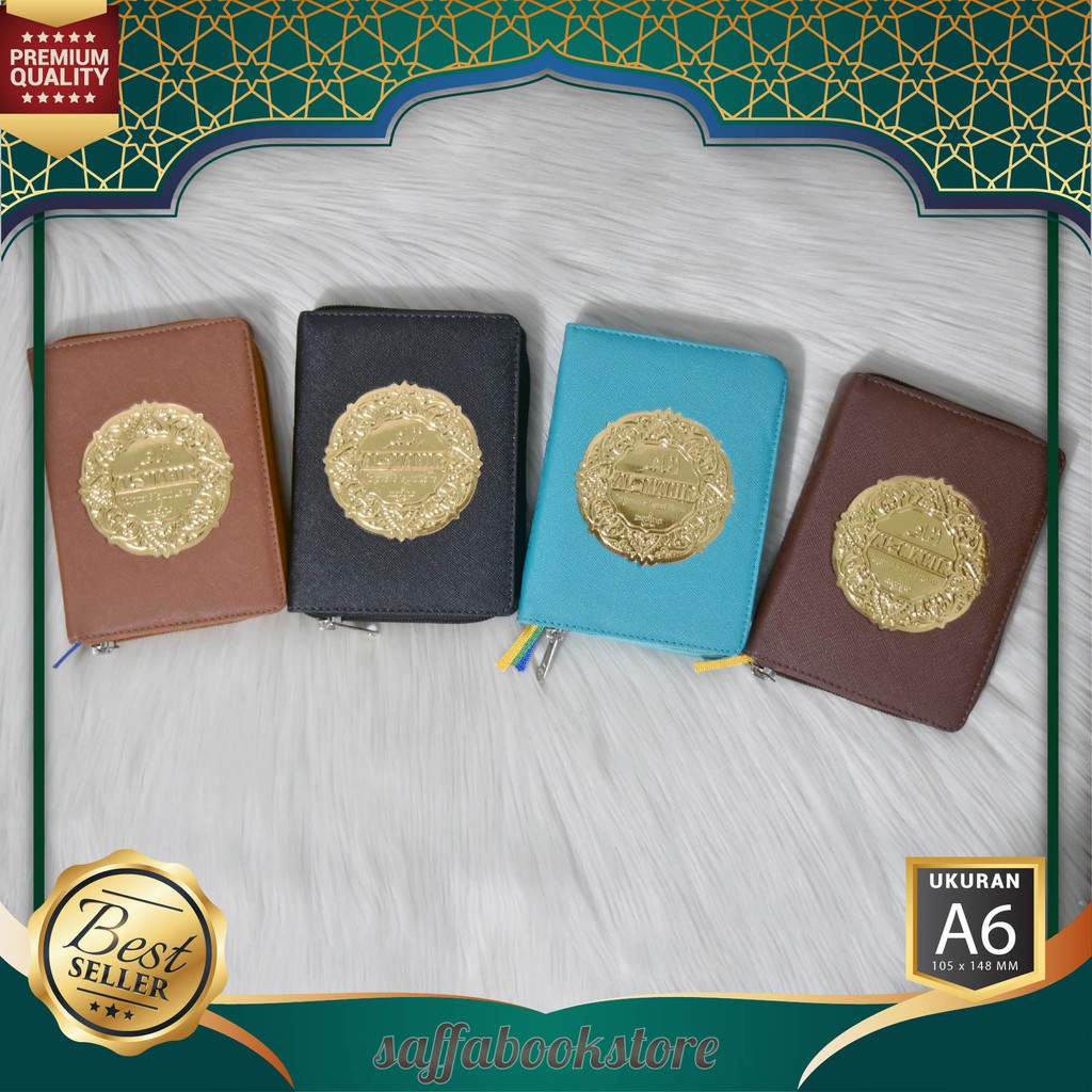 BAYAR DITEMPAT - Al Quran Mushaf Terjemah & Tajwid Al Mahir A6 Resleting, Al Quran 30 Juz Lengkap