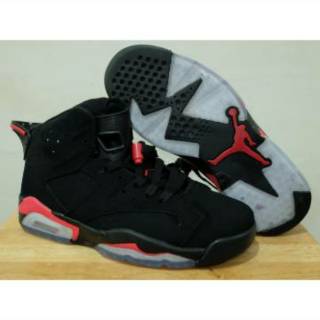  Sepatu  basket air jordan  6 infrared black infrared 