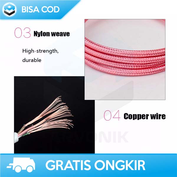 KABEL AUDIO HIFI GOLD AUX 3.5 MM TO 3.5 MM MURAH BERKUALITAS TERBAIK