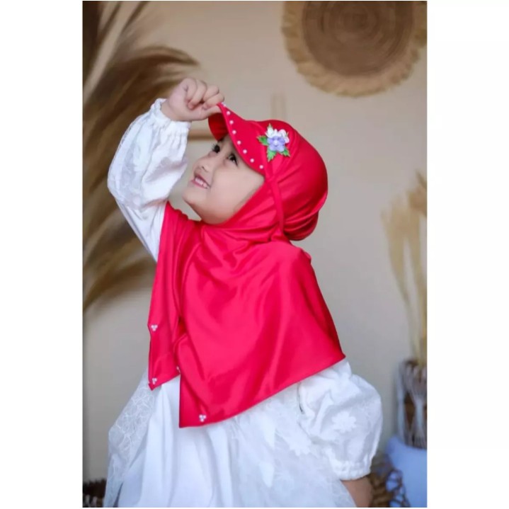 Jilbab Anak Perempuan JILTOP MUTIARA Allsize 3 - 6 Tahun Hijab Anak Lucu