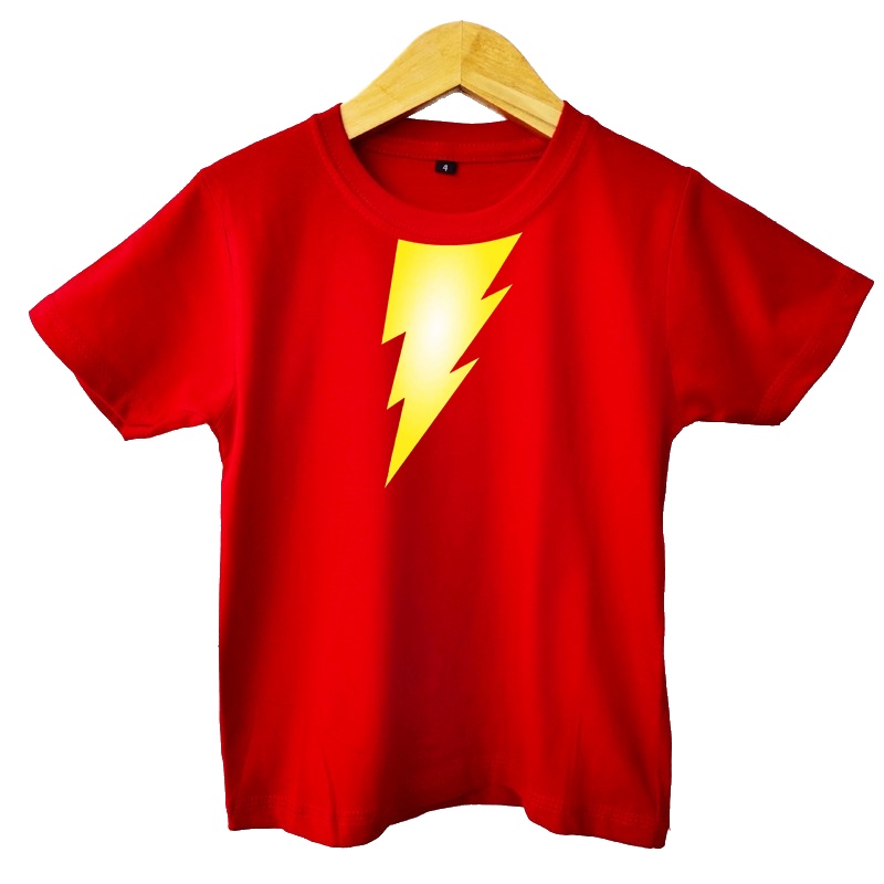 Kaos Anak Shazam Black Adam 6 Warna