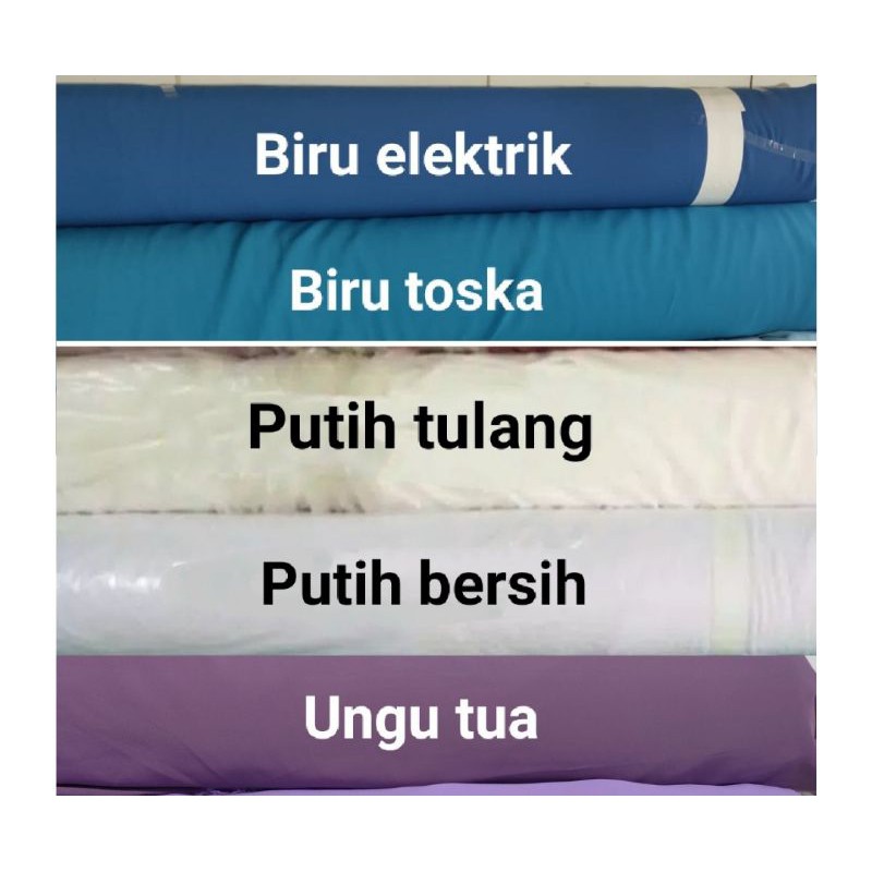 Kain Wolfis Grade A Premium Kain Wolvis Polos Kain Woolpeach Meteran Per 0 5 M Shopee Indonesia