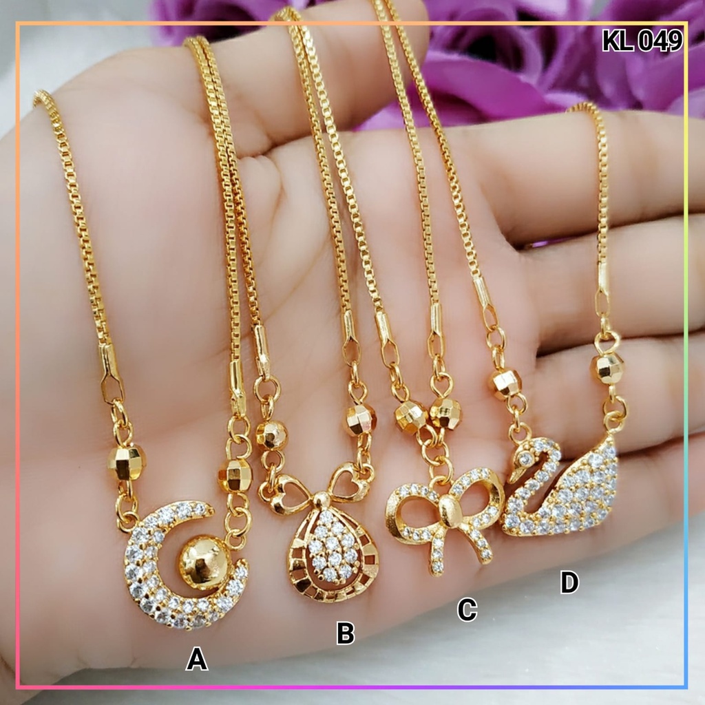 Kalung xuping kalung dewasa koye angsa mewah perhiasan lapis emas gold KL 049